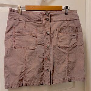 PRANA organic cotton corduroy skirt